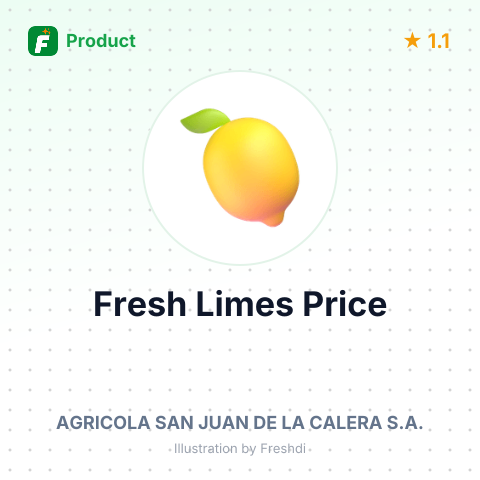 Fresh Tahiti Limes – summary card, no photo uploaded yet