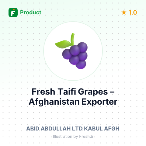 Fresh Taifi Grapes – summary card, no photo uploaded yet
