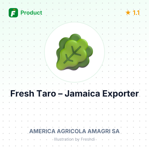Fresh Taro (Dasheen) – summary card, no photo uploaded yet