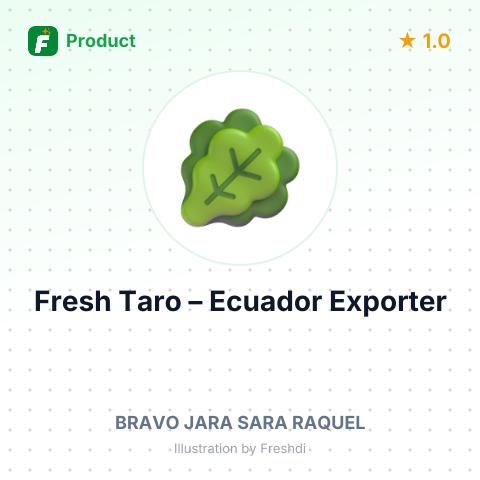 Fresh Taro (Dasheen) – summary card, no photo uploaded yet