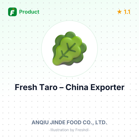 Fresh Taro – summary card, no photo uploaded yet