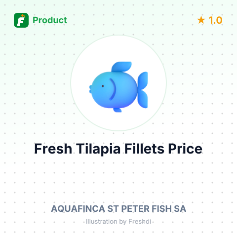 Fresh Tilapia Fillets – summary card, no photo uploaded yet