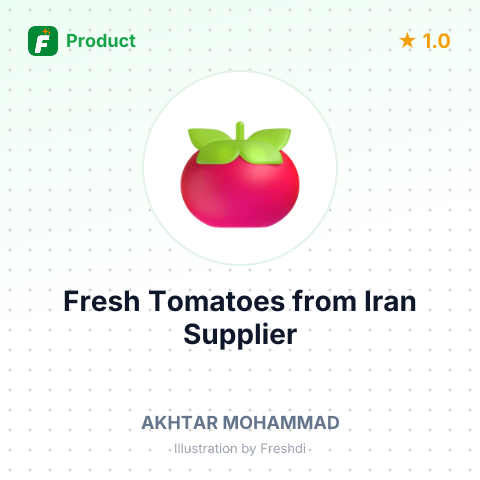Fresh Tomatoes from Iran – summary card, no photo uploaded yet