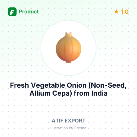 Fresh Vegetable Onion (Non-Seed, Allium Cepa) – summary card, no photo uploaded yet