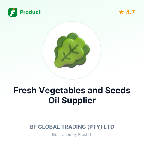 Fresh Vegetables and Seeds Oil – summary card, no photo uploaded yet