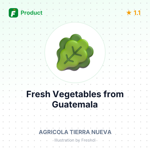 Fresh Vegetables – summary card, no photo uploaded yet
