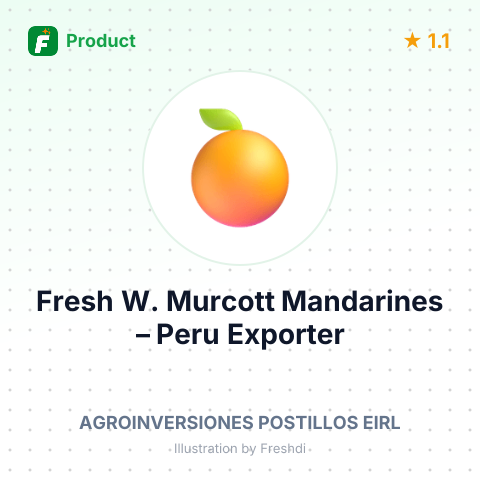 Fresh W. Murcott Mandarines – summary card, no photo uploaded yet