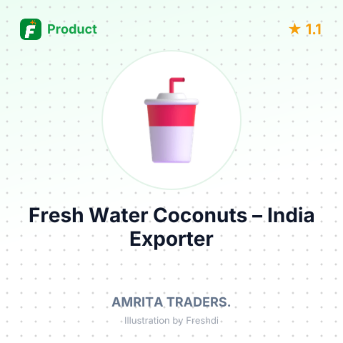 Fresh Water Coconuts – summary card, no photo uploaded yet