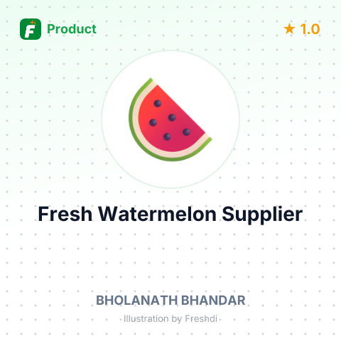 Fresh Watermelon – product summary card, no photo uploaded yet