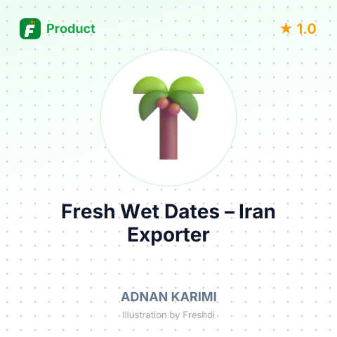 Fresh Wet Dates – summary card, no photo uploaded yet
