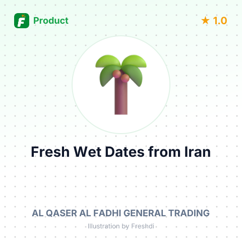 Fresh Wet Dates – summary card, no photo uploaded yet
