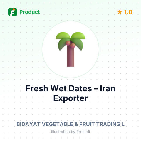 Fresh Wet Dates – summary card, no photo uploaded yet