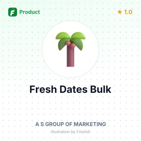 Fresh Wet Dates – summary card, no photo uploaded yet