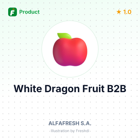 Fresh White Dragon Fruit (Pitahaya) – summary card, no photo uploaded yet