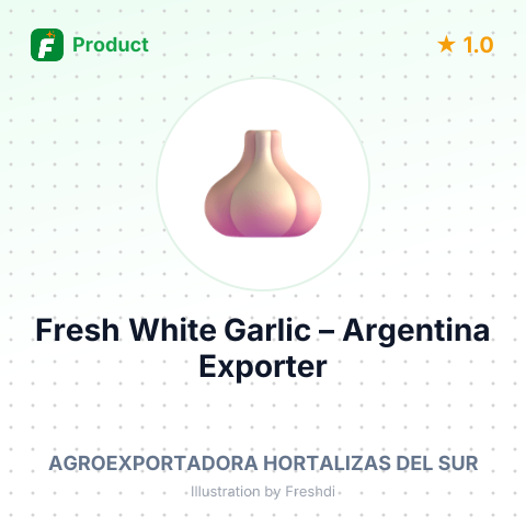 Fresh White Garlic – summary card, no photo uploaded yet
