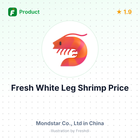Fresh White Leg Shrimp – summary card, no photo uploaded yet