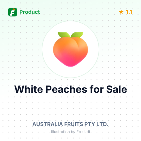 Fresh White Peaches - Peach White Snow Fox – summary card, no photo uploaded yet