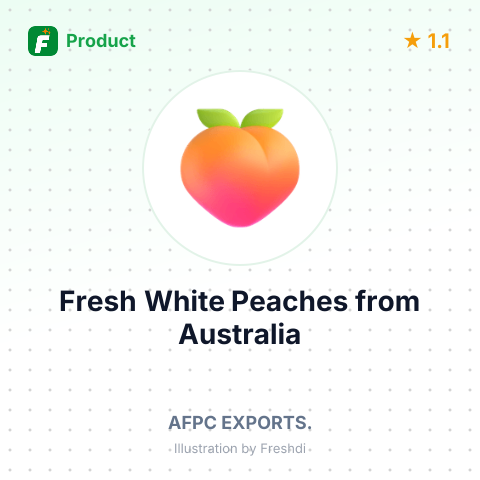 Fresh White Peaches – summary card, no photo uploaded yet