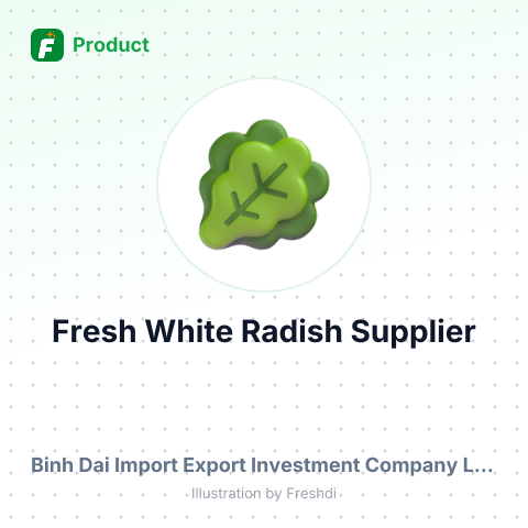 Fresh White Radish – summary card, no photo uploaded yet