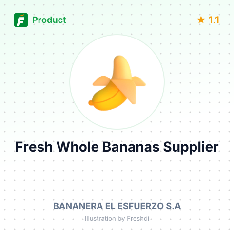 Fresh Whole Bananas – summary card, no photo uploaded yet