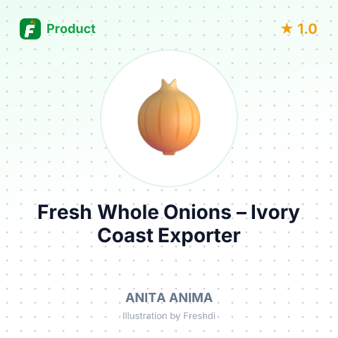 Fresh Whole Onions – summary card, no photo uploaded yet
