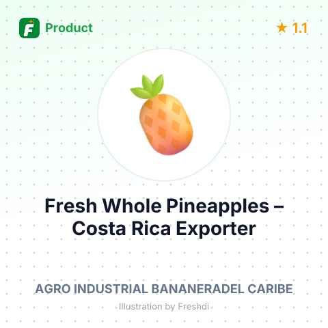 Fresh Whole Pineapples – summary card, no photo uploaded yet