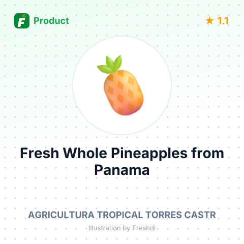 Fresh Whole Pineapples – summary card, no photo uploaded yet