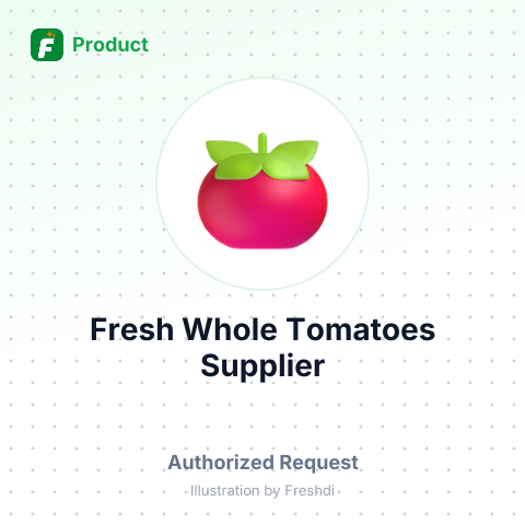 Fresh Whole Tomatoes – summary card, no photo uploaded yet