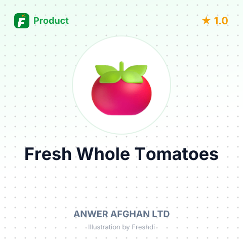 Fresh Whole Tomatoes – summary card, no photo uploaded yet