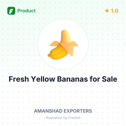 Fresh Yellow Bananas – summary card, no photo uploaded yet