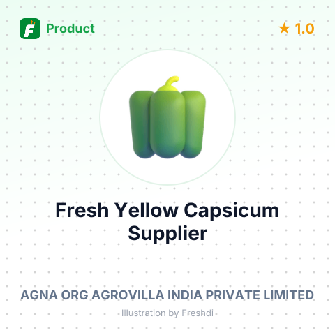 Fresh Yellow Capsicum – summary card, no photo uploaded yet