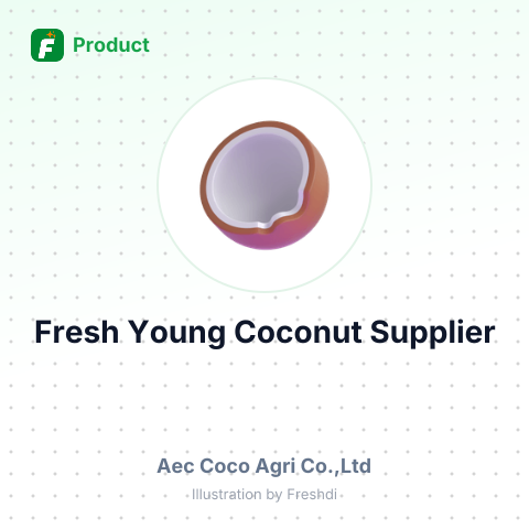 Fresh Young Coconut – summary card, no photo uploaded yet