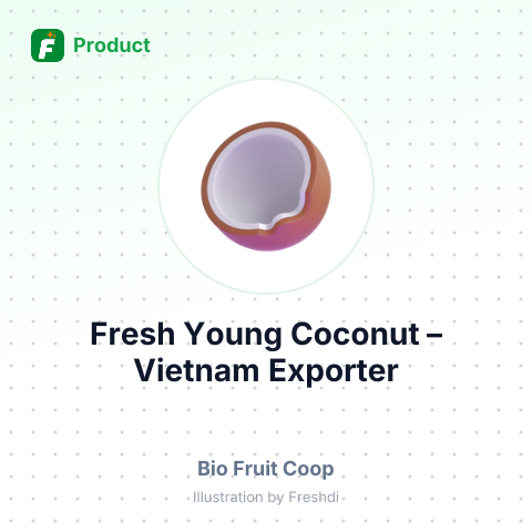 Fresh Young Coconut – summary card, no photo uploaded yet