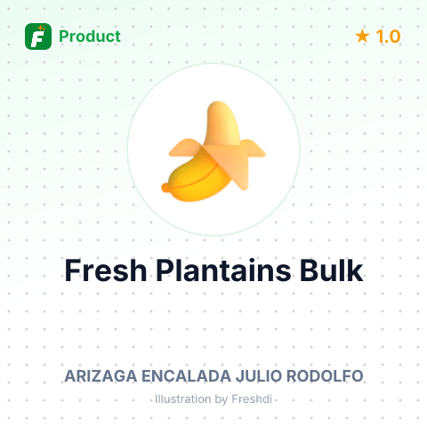 Fresh and Dried Plantains – summary card, no photo uploaded yet