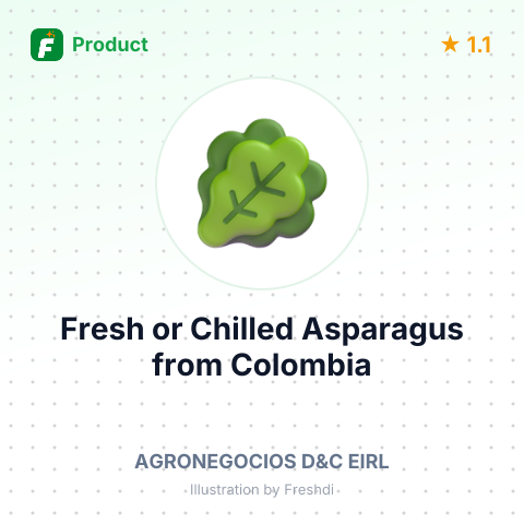 Fresh or Chilled Asparagus – product summary card, no photo uploaded yet