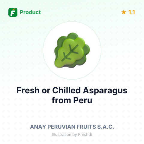 Fresh or Chilled Asparagus – summary card, no photo uploaded yet
