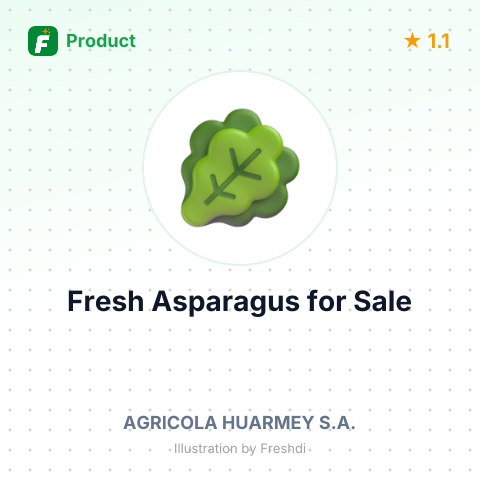 Fresh or Chilled Asparagus – product summary card, no photo uploaded yet
