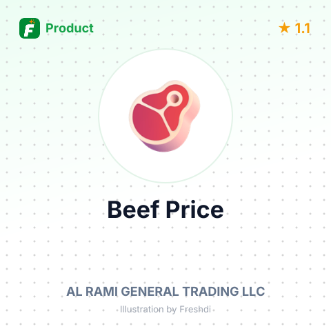 Fresh or Chilled Boneless Bovine Meat – summary card, no photo uploaded yet