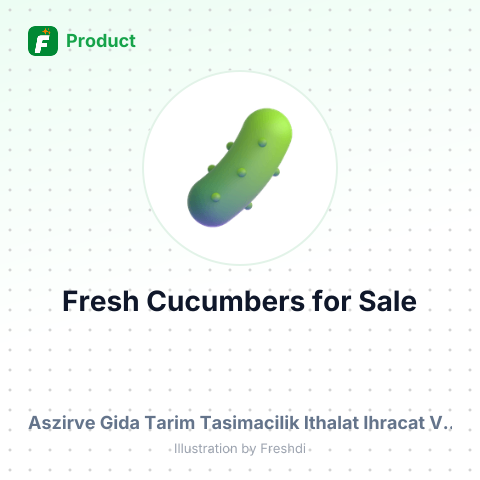 Fresh or Chilled Cucumbers (Gherkins) – summary card, no photo uploaded yet