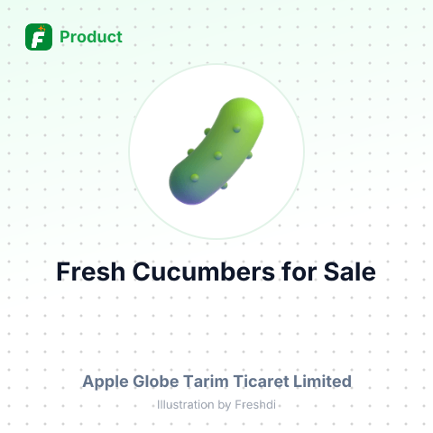 Fresh or Chilled Cucumbers (Gherkins) – summary card, no photo uploaded yet