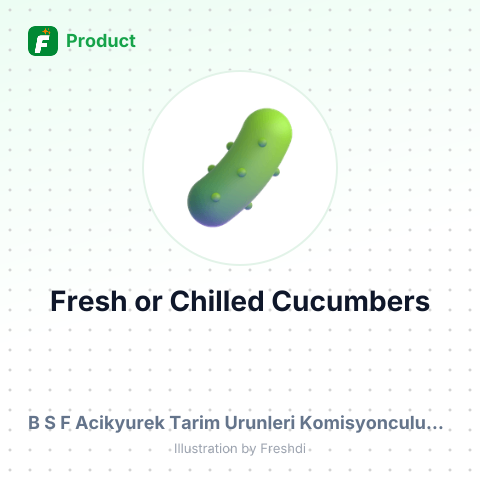 Fresh or Chilled Cucumbers – summary card, no photo uploaded yet