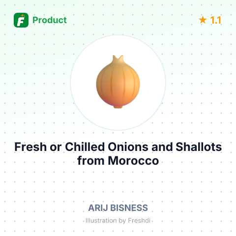 Fresh or Chilled Onions and Shallots – summary card, no photo uploaded yet