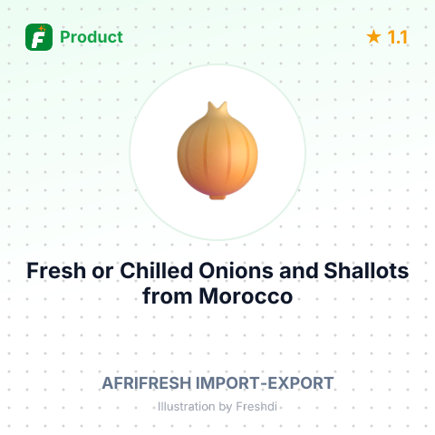 Fresh or Chilled Onions and Shallots – summary card, no photo uploaded yet