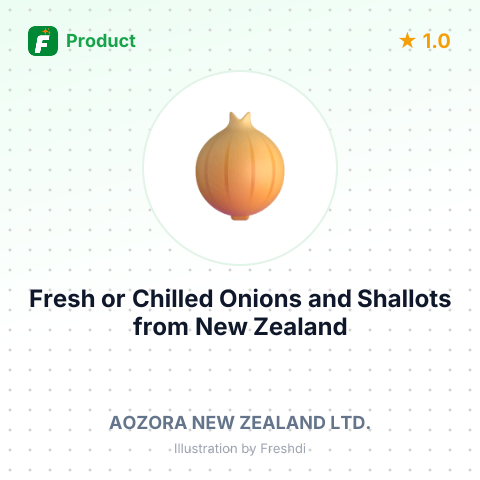 Fresh or Chilled Onions and Shallots – summary card, no photo uploaded yet