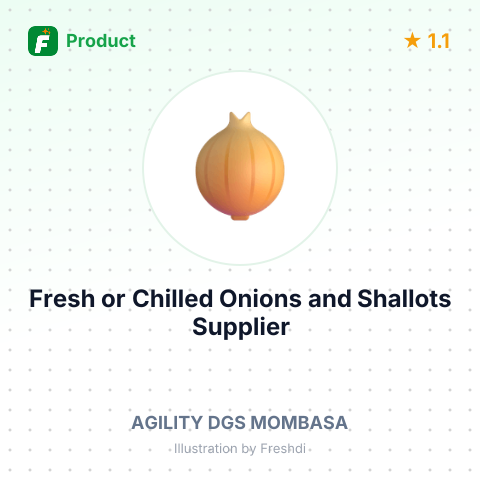 Fresh or Chilled Onions and Shallots – summary card, no photo uploaded yet