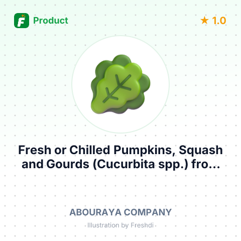 Fresh or Chilled Pumpkins, Squash and Gourds (Cucurbita spp.) – summary card, no photo uploaded yet