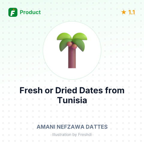 Fresh or Dried Dates – summary card, no photo uploaded yet
