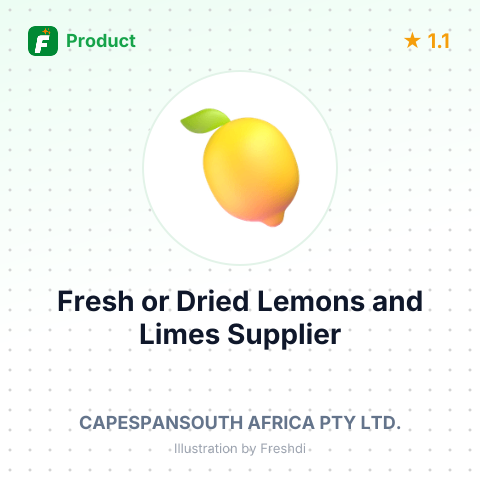 Fresh or Dried Lemons and Limes – summary card, no photo uploaded yet