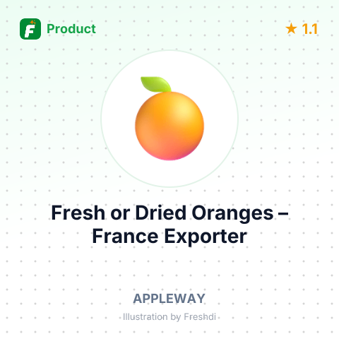 Fresh or Dried Oranges – summary card, no photo uploaded yet