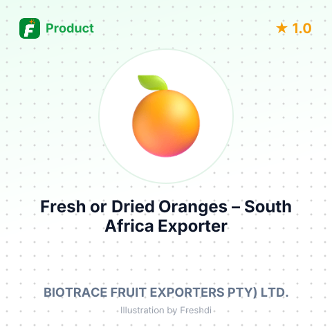 Fresh or Dried Oranges – summary card, no photo uploaded yet